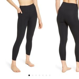 Zella high waisted black leggings with pockets